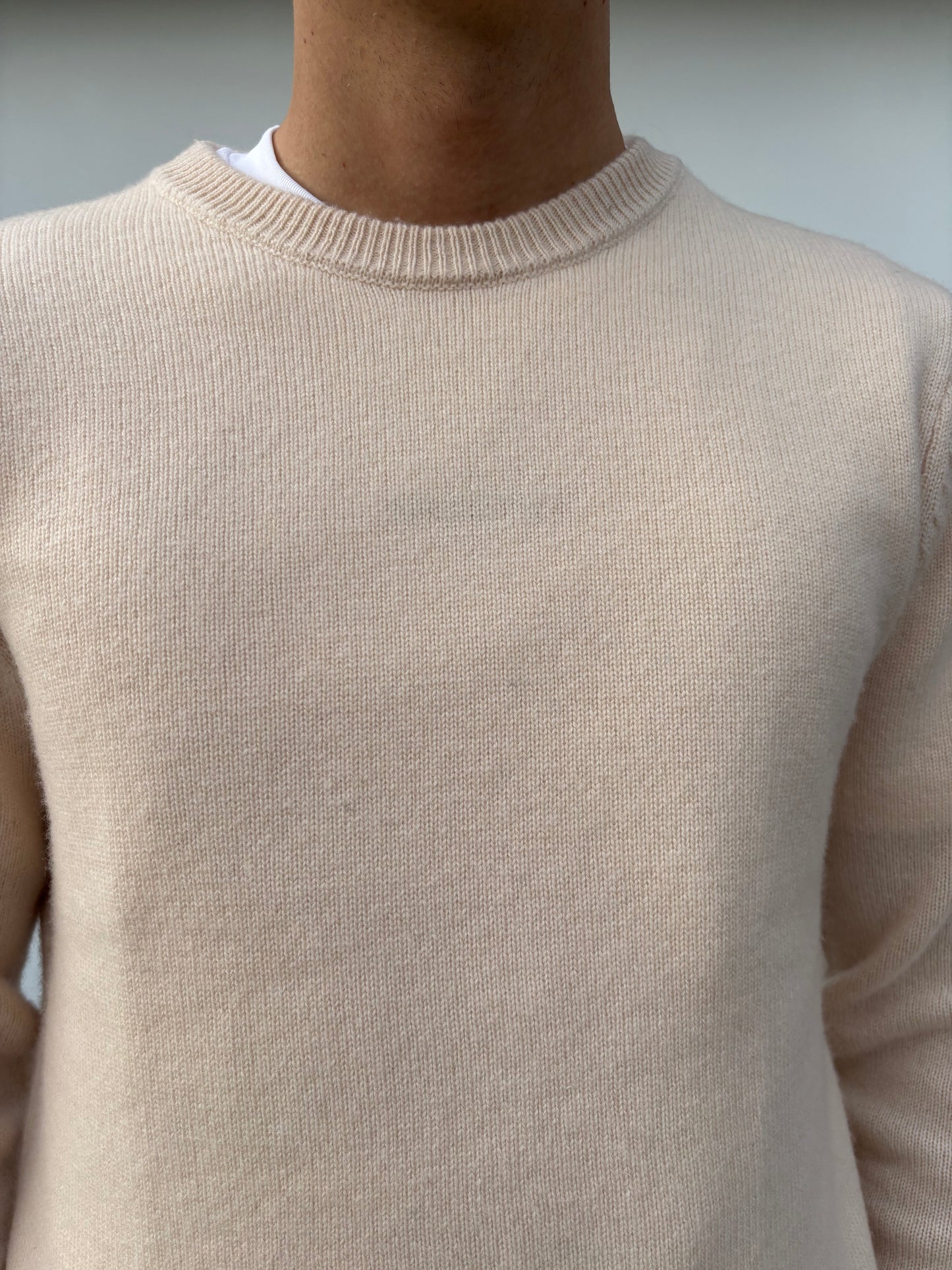 BEIGE CREWNECK